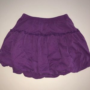 Hanna Andersson purple bubble skirt 100 cotton
